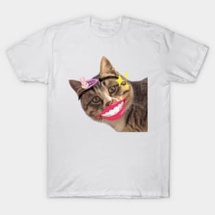 funny face of cat T-Shirt